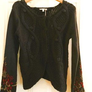 Hem and Thread Cardigan Navy S